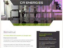Tablet Screenshot of cr-energies.com